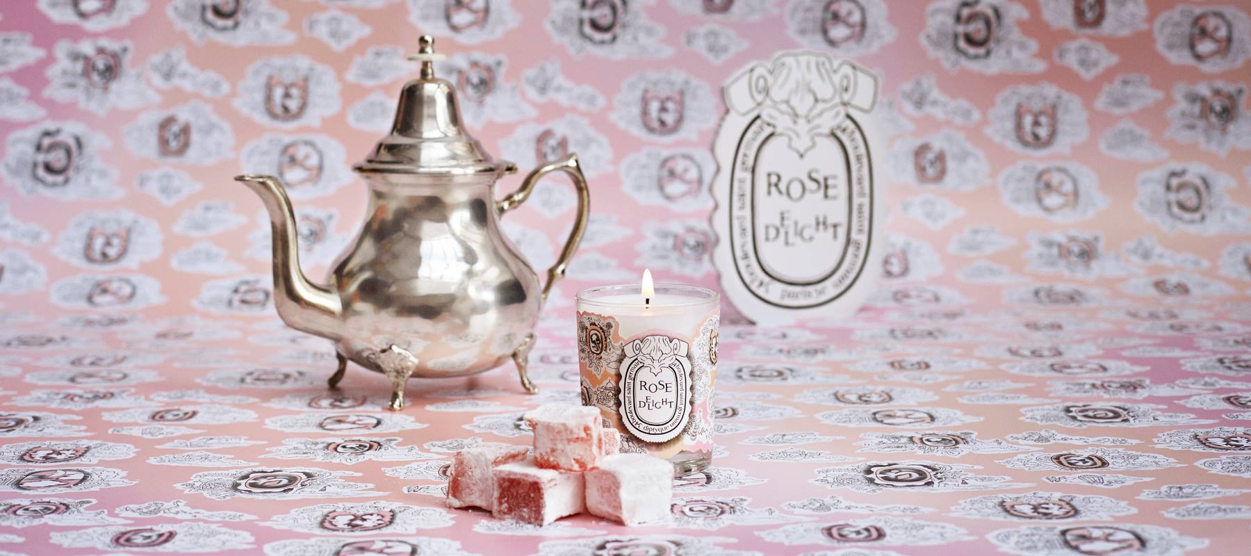 Rose Delight scented drawer liners POPDOT.